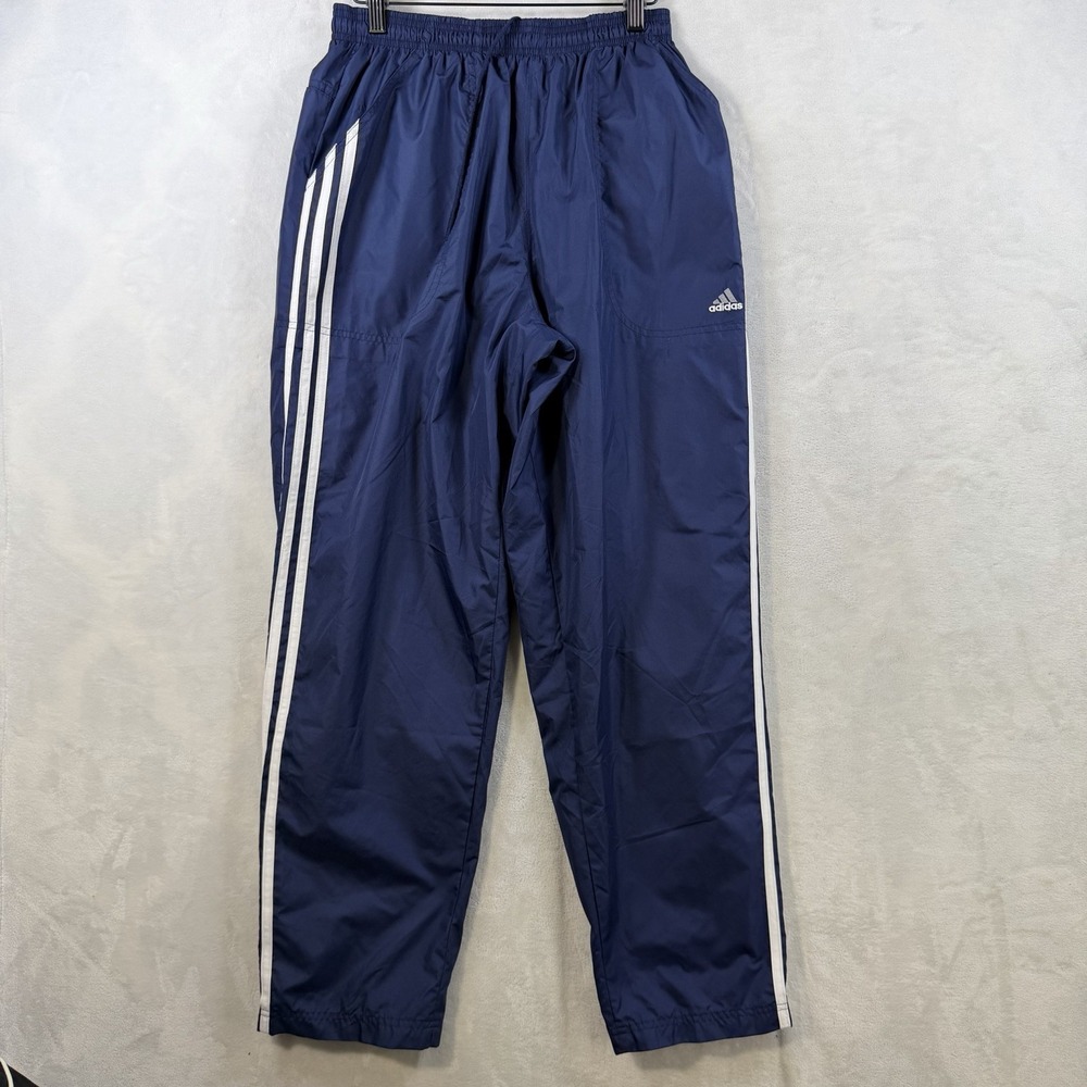 Vintage Y2K Adidas Truck Clamshell Windbreaker Pants Navy Men's Size M
